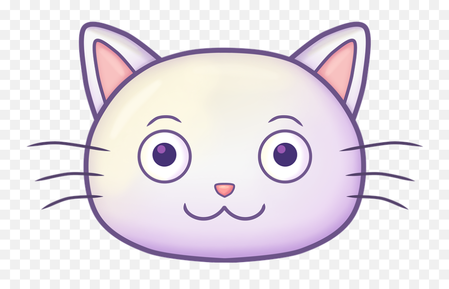 Free Photo Cute Cat Smile Icon Kitten Kawaii Head - Max Pixel Cica Fej Png,Red Eye Anime Icon
