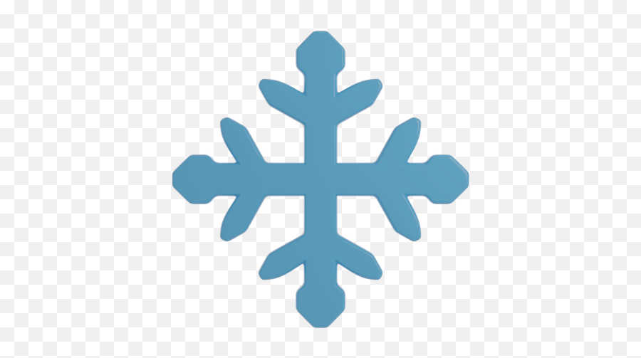 Premium Snowflake 3d Illustration Download In Png Obj Or - Language,Snowflake Facebook Icon