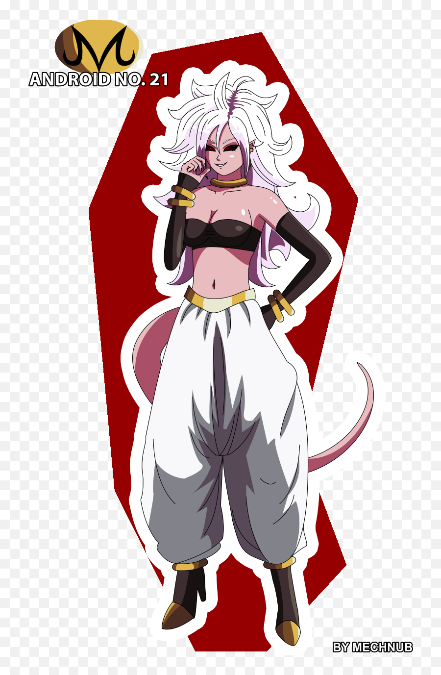 Isabelle Rose U2014 And Hereu0027s Android 21u2032s True Form - Cartoon Png,Android 21 Png