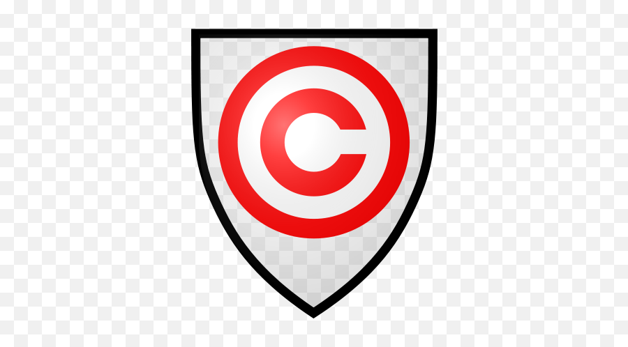 Filecopyright Shieldsvg - Wikipedia Copyright Shield Png,Periscope Icon Transparent Background