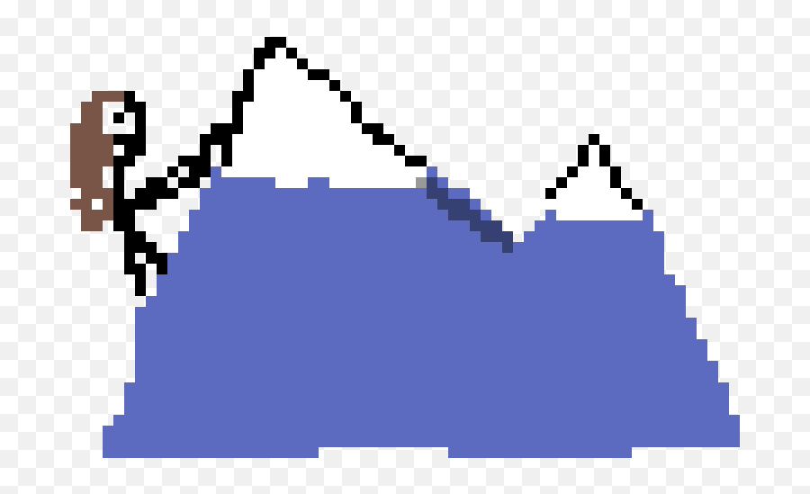 Person Climbing Png - Closed Eyes Pixel Art,Climbing Png