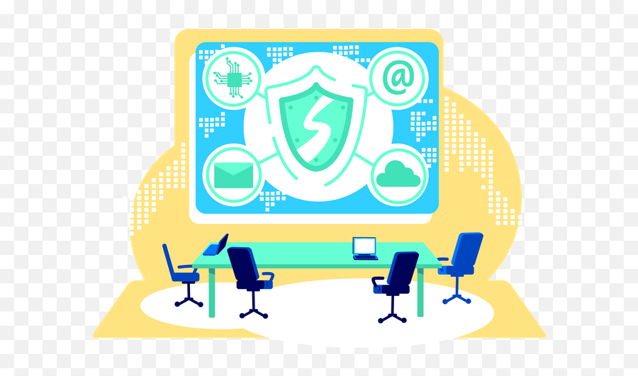 Confidential Data Icon - Download In Flat Style Cybersecurity Team Clipart Png,Space Beam Icon