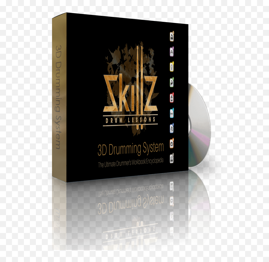 3d Drumming System - The Ultimate Drummeru0027s Workbook Drum Kit Png,Encyclopedia Icon