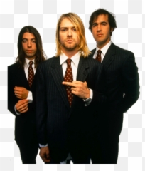 Nirvana - Kurt Cobain In A Suit Png,Nirvana Png