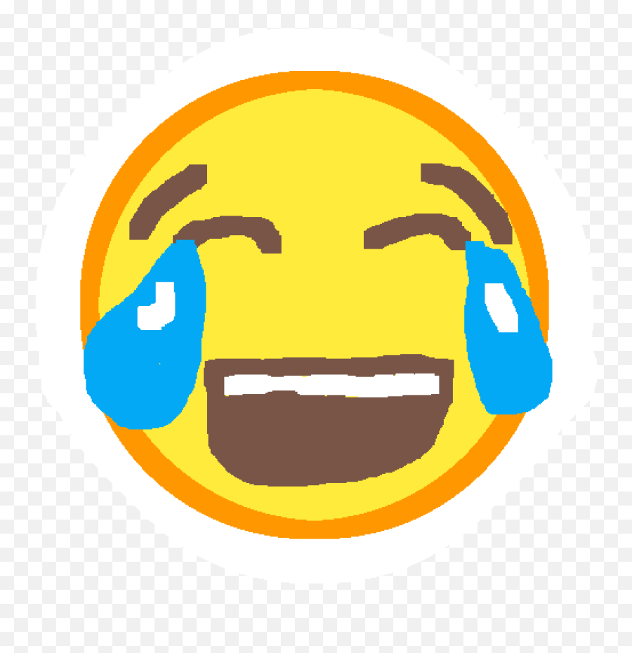 Pixilart - Laughing Emoji Clip Art Png,Laughing Emoji Transparent