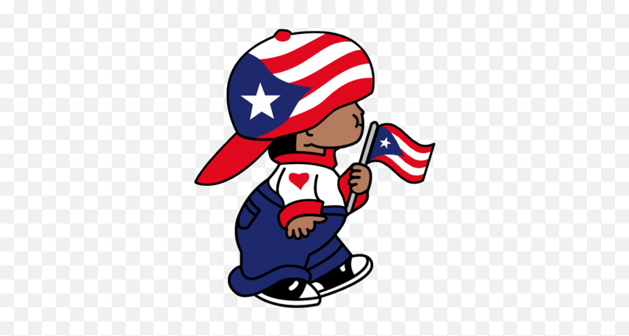 Little Boricua - Puerto Rican Pride Png,Puerto Rico Flag Png