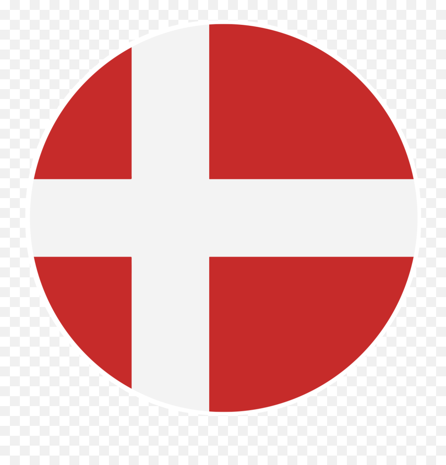 Vector Flag Of Denmark - Denmark Round Flag Png,Circle Vector Png ...