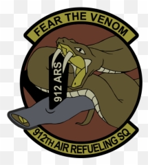 912 Ars Fear The Venom Pvc Patch - March Arb 912th Air Vf 14 Png,Venom Snake Png