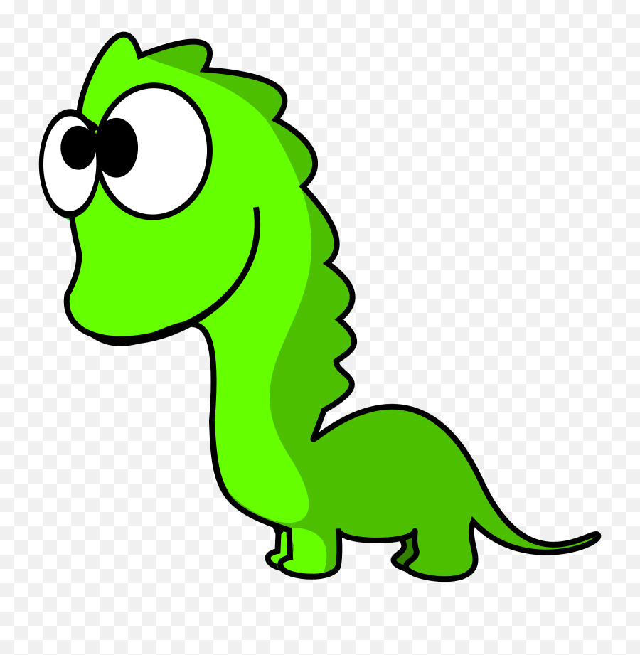 Cartoon Dinosaur No Background Clipart - Transparent Cartoon Dinosaurs Png,Dinosaur Transparent Background