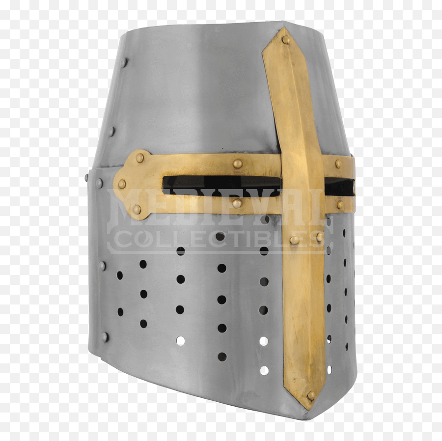 Crusader Helmet Png Transparent Free - Great Helm,Knight Helmet Png