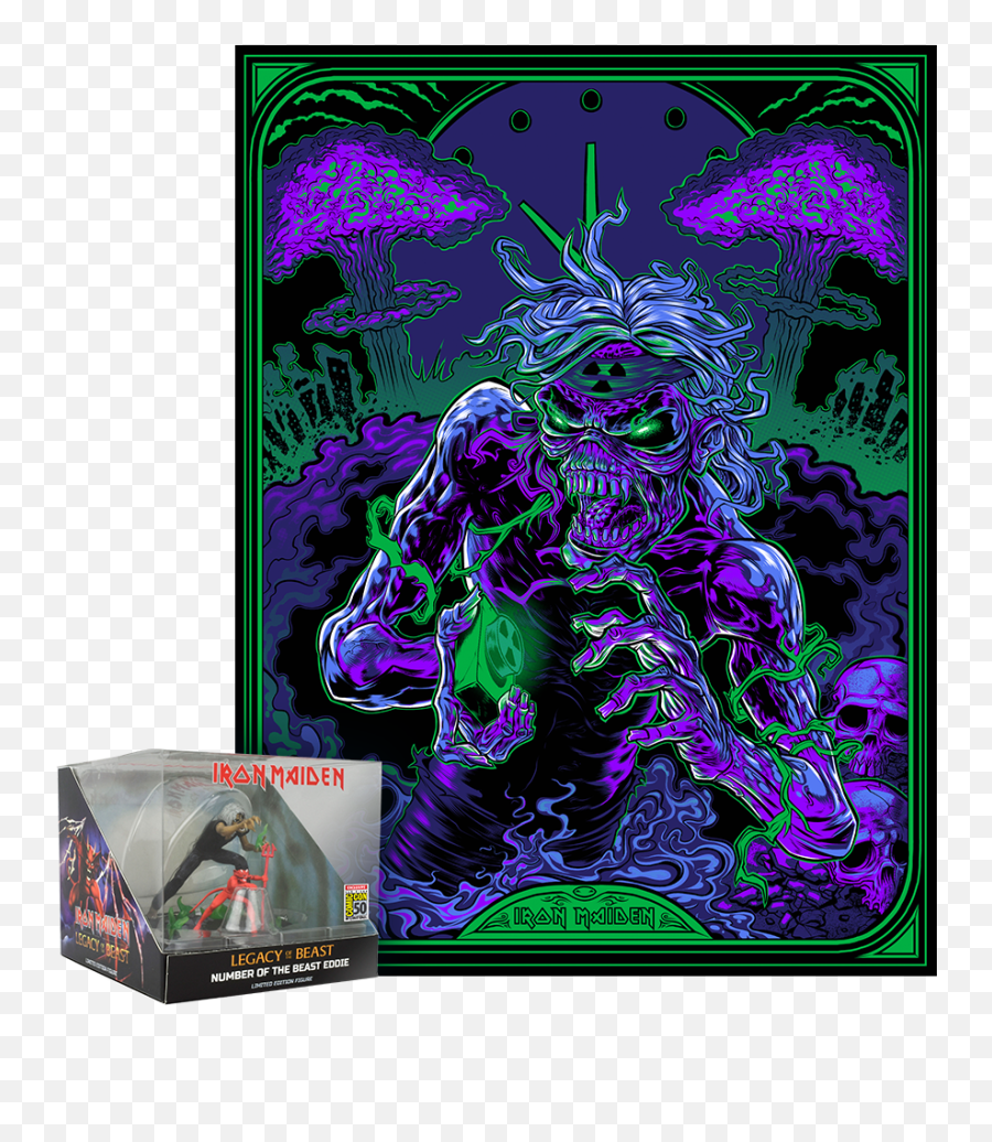 Iron Maiden Nuclear Blast Comic - Con 2019 Exclusive Bundle 2 Minutes To Midnight Png,Iron Maiden Png