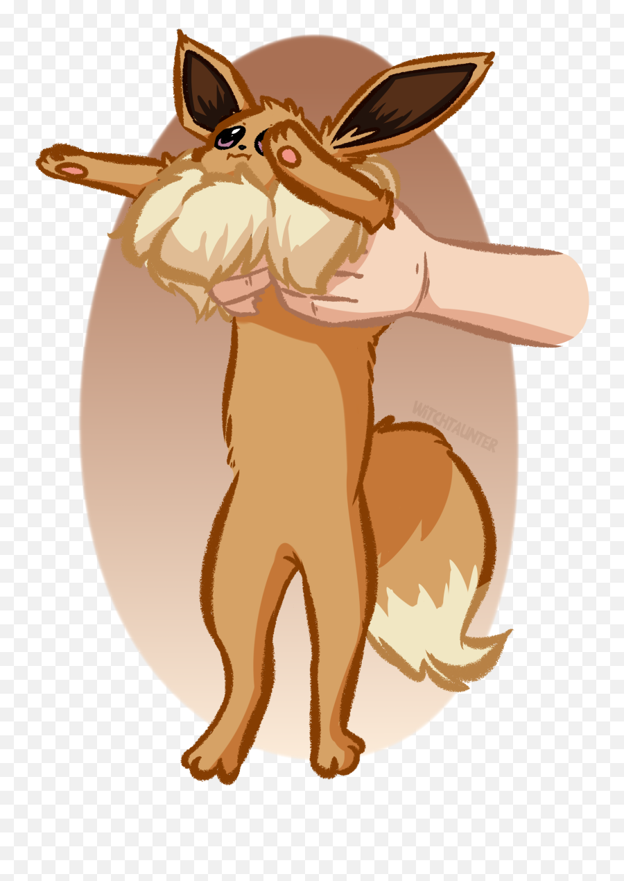 Long Eevee By Witchtaunter Transparent PNG