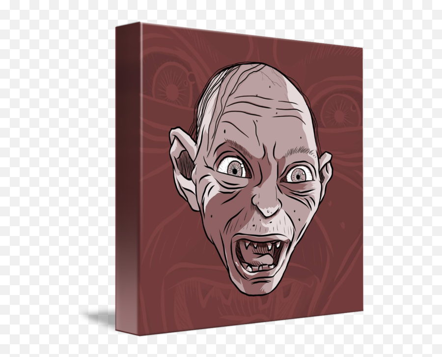 Gollum Brown By Manolo Saviantoni - Illustration Png,Gollum Png