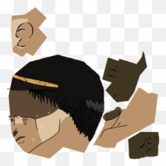 Attack - Jojou0027s Bizarre Transparent Jotaro Head Png,Jojo Face Png