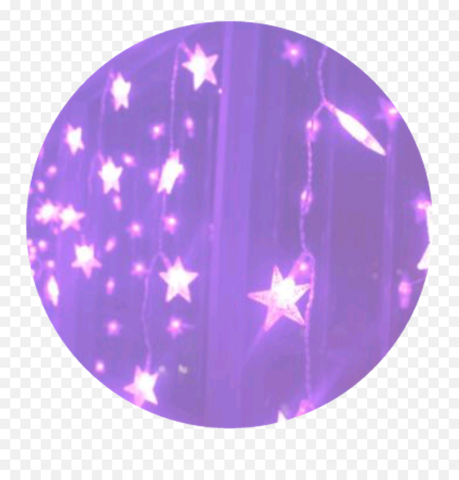 Fairy Lights Fairylights Cute Aesthetic - Pastel Purple Aesthetic Png,Fairy Lights Transparent Background