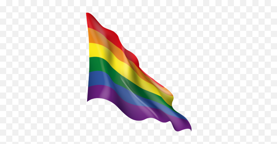 Waving Lgbt Rainbow Flag - Graphic Design Png,Rainbow Flag Png
