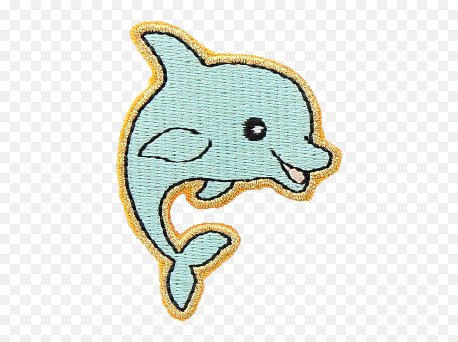 Dolphin Sticker Patch - Cartoon Png,Dolphin Transparent