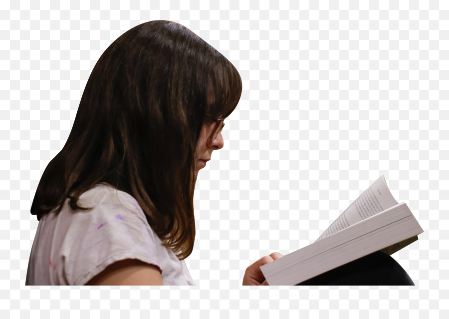 Woman Reading Book Transparent - Girl Reading Book Transparent Png,Girl Transparent