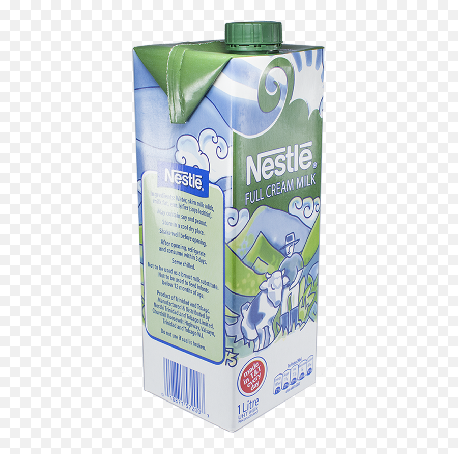 Nestle Reconstituted Milk Full Cream 1l - Nestle Whole Milk Trinidad Png,Milk Carton Png