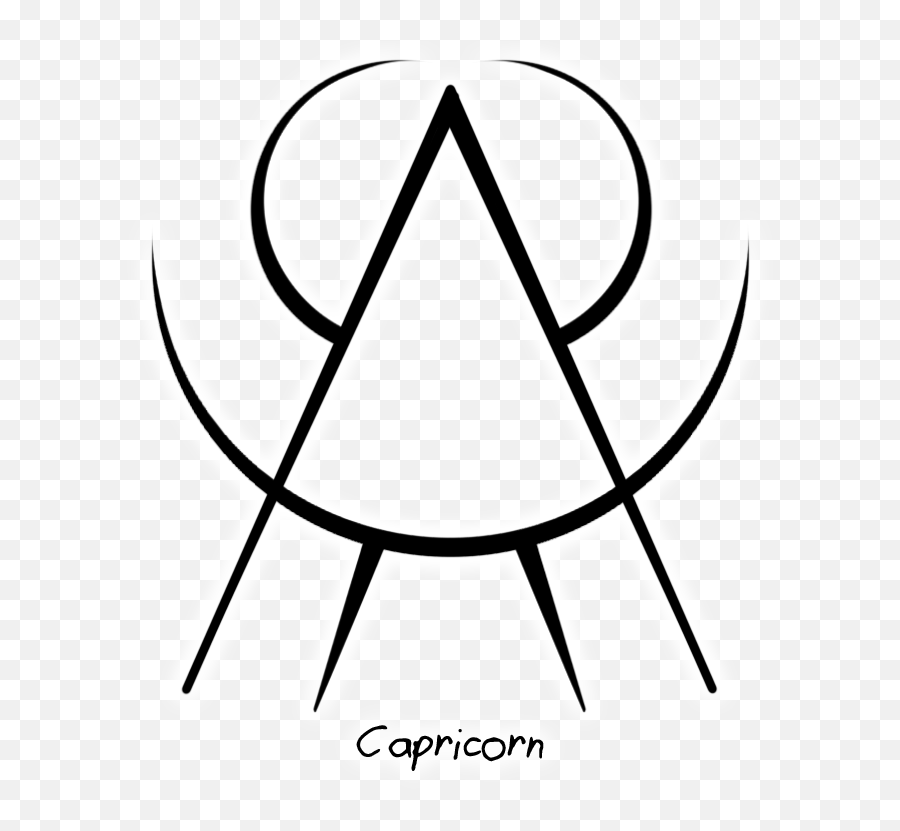 Download U201ccapricornu201d Zodiac Sigil Requested By Anonymous - Capricorn Magic Symbol Png,Capricorn Png