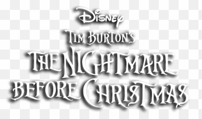 Nightmare Before Christmas - Tim Burtons The Nightmare Before Christmas Logo Png,Nightmare Before Christmas Png