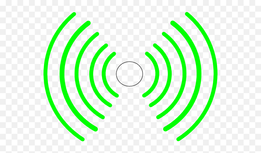 Radio Waves Clip Art - Sound Wave Green Png,Radio Waves Png
