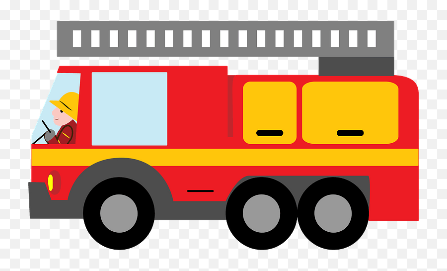 You Can Free Download Fire Truck Clipart Firetruck Png Clip Art,Fir...