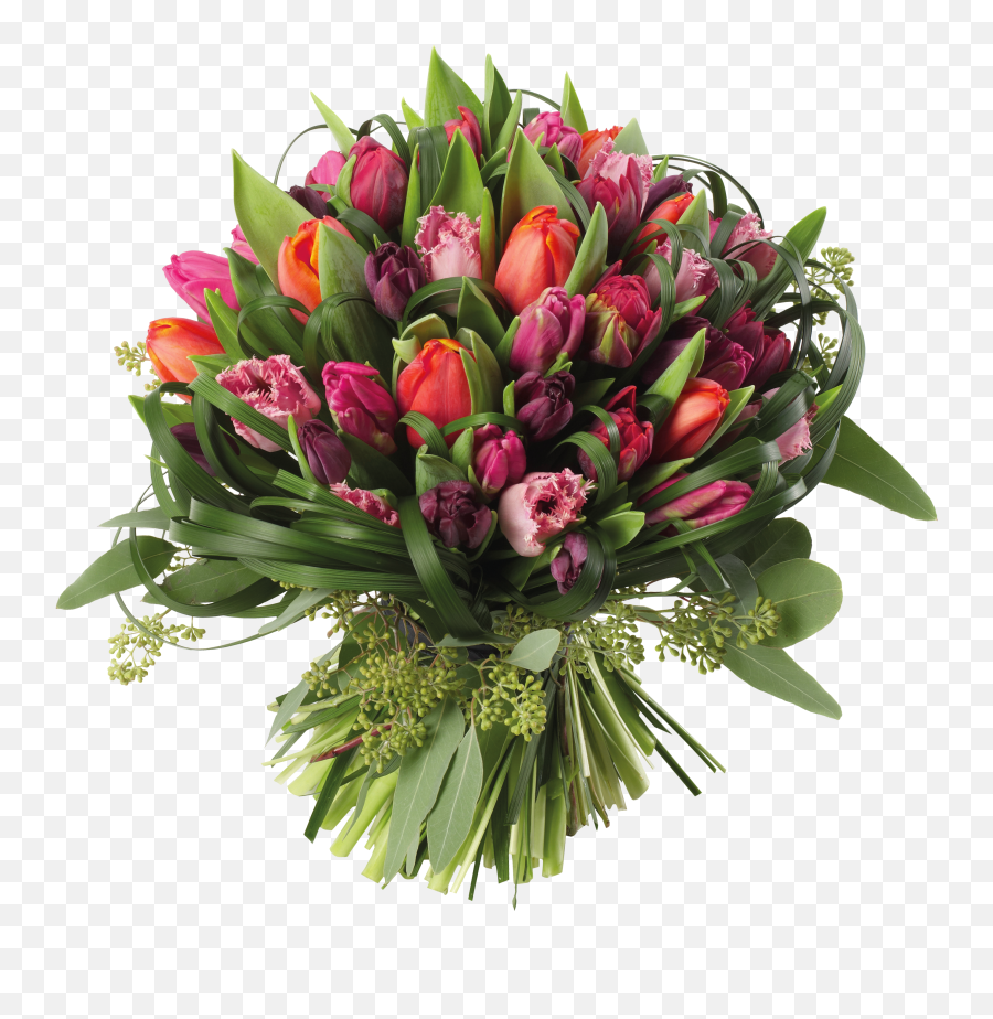 Download Png Clipart Picture Gallery - Transparent Background Flowers Bouquet Png,Tulips Png