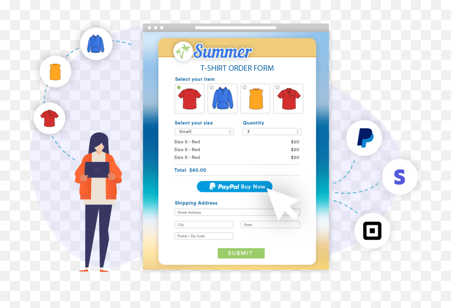 Online Order Forms - Technology Applications Png,Paypal Logo Size