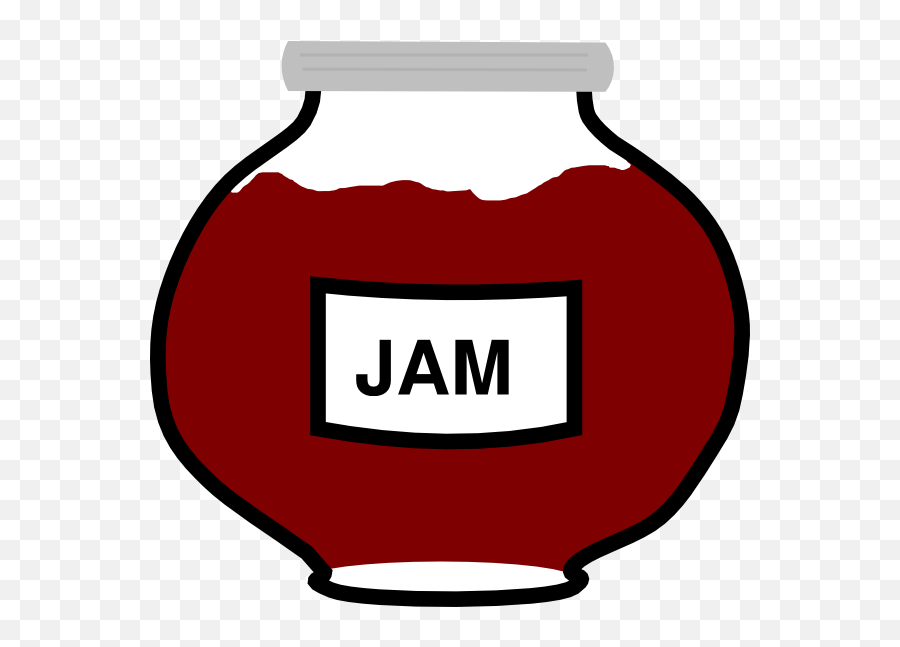 Label Clipart Jam - Transparent Jam Clipart Png,Jelly Jar Png