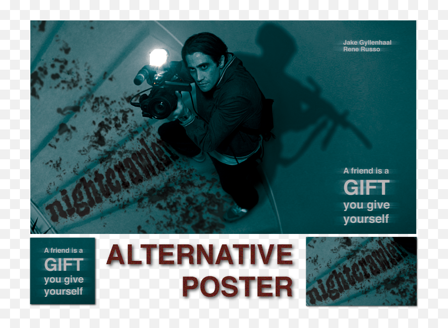 Nightcrawler - Alternative Movie Poster By Ramy Samir On Gunnel Bildt Png,Movie Poster Png