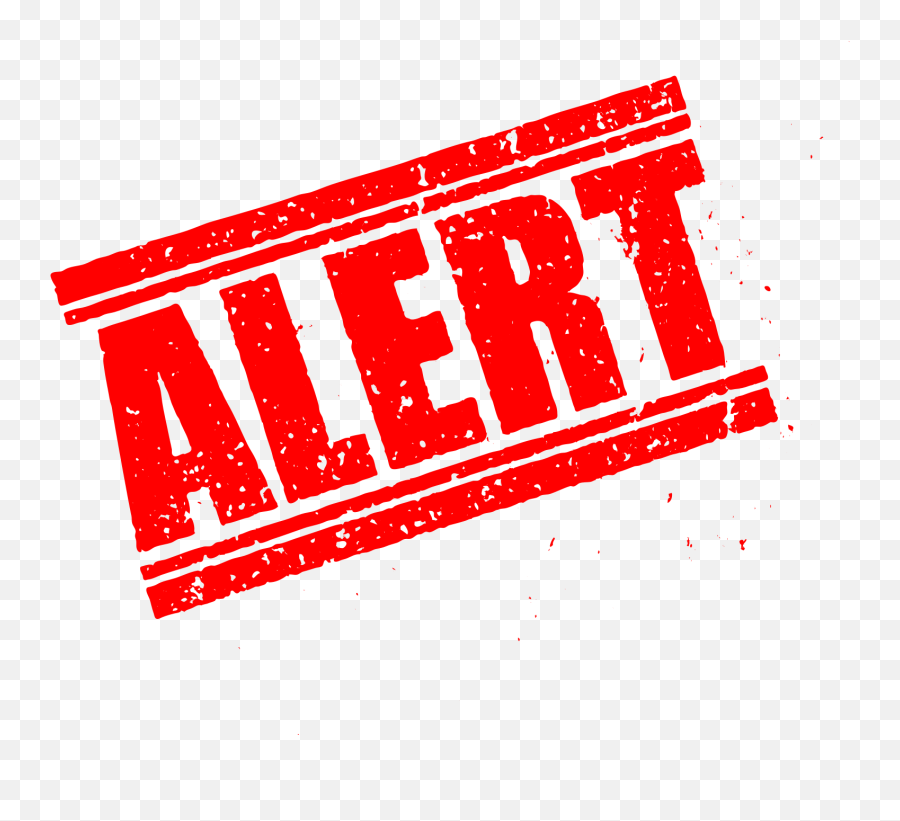 Alert Stamp Png Transparent Onlygfxcom - Horizontal,Alert Png