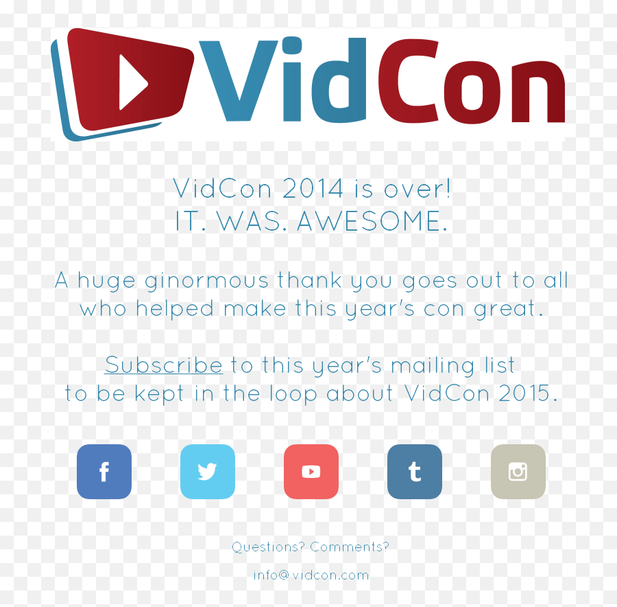Vidcons Latest News Blogs Press - Vertical Png,Vidcon Logo