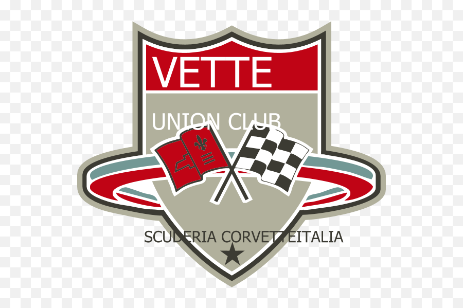 Scuderia Corvette Italia Union Club Logo Download - Logo Checkered Png,Corvette Logo Png