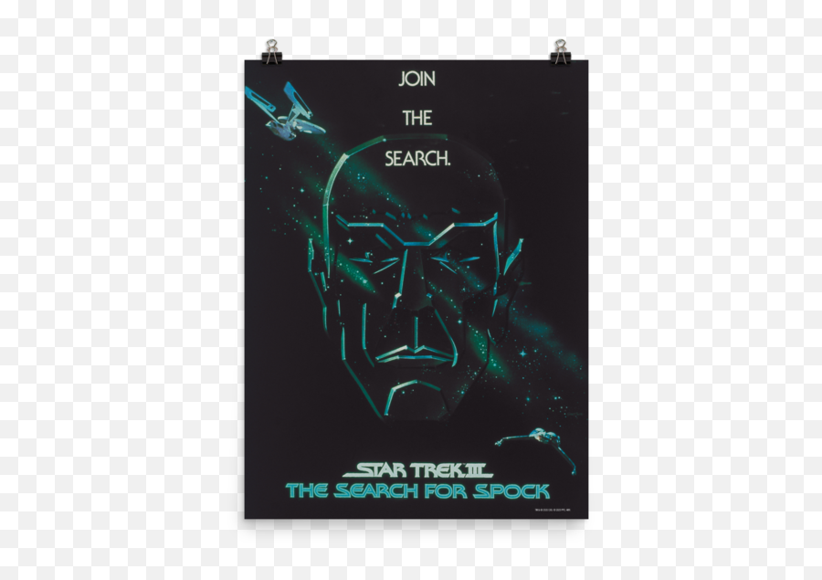 Star Trek Iii The Search For Spock Join Premium Satin Poster - Star Trek Iii The Search Png,Spock Png