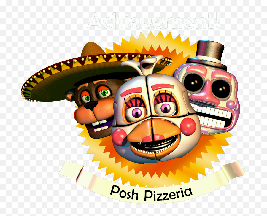 Download Hd Posh Pizzeria - Freddy Fazbearu0027s Pizzeria Fnaf Posh Pizzeria Animatronics Png,Freddy Fazbear's Pizza Logo