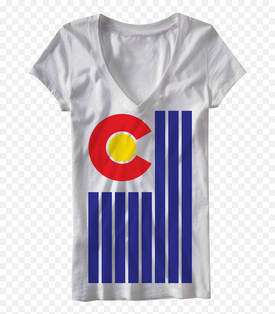 Colorado Flag Shirt Wwwepiczealcom Represent With - Short Sleeve Png,Colorado Flag Png