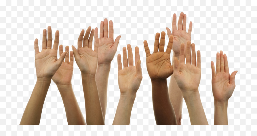 Raised Hand Png 8 Image - Hand Raised Up Png,Raised Hands Png