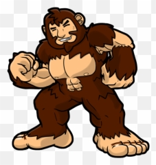 Clipart Image Freeuse Library - Big Foot Bigfoot Cartoon Png,Bigfoot Png