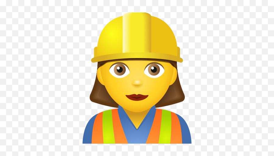 Woman Construction Worker Icon - Construction Worker Png,Work Helmet Icon