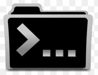 Github - jbtulecdto Finder Toolbar app open the current Folder Terminal Icon png