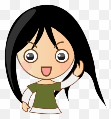 Cute Girl Smile - Angry Clipart png