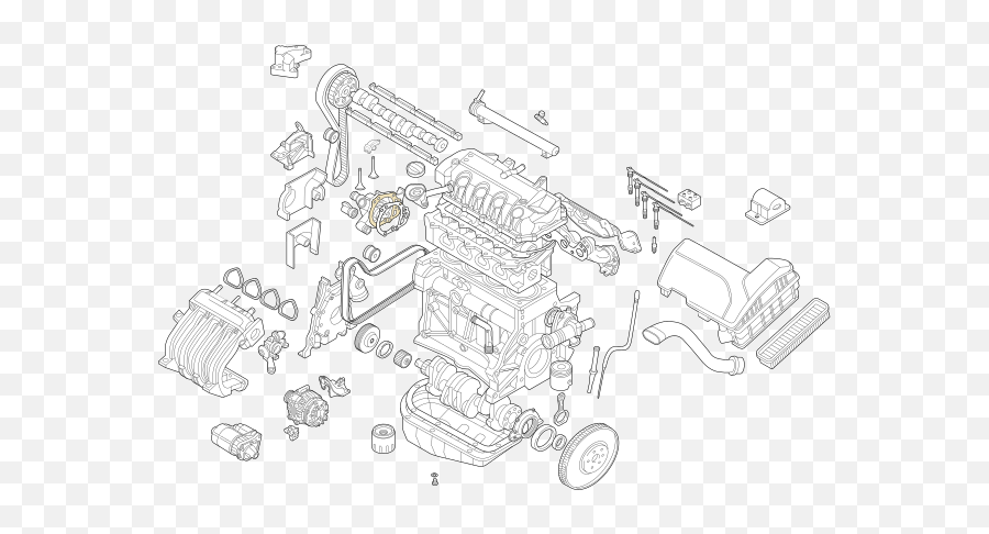 Genuine Renault Clio Ii 12 16v Engine Wiring Loom Car Parts - Dot Png,Renault Clio 1.2 Icon