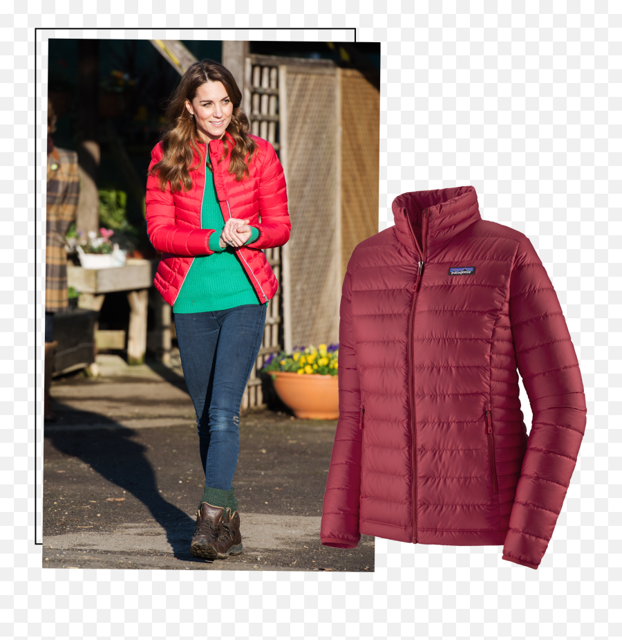 9 Coats Worthy Of Meghan Markle Kate Middleton And - Kate Middleton Patagonia Png,Red Icon Vest