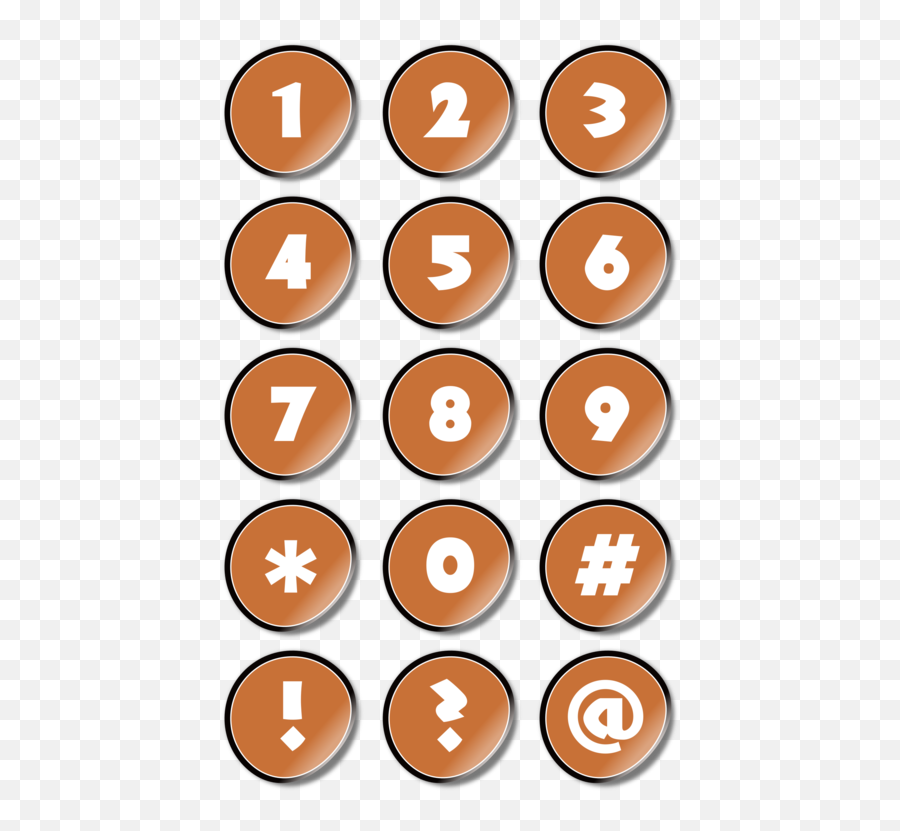 Png Clipart - Number Button Clipart,Free Circle Icon Numbers