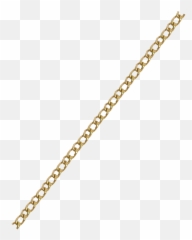 Straight Gold Chain Png - Line