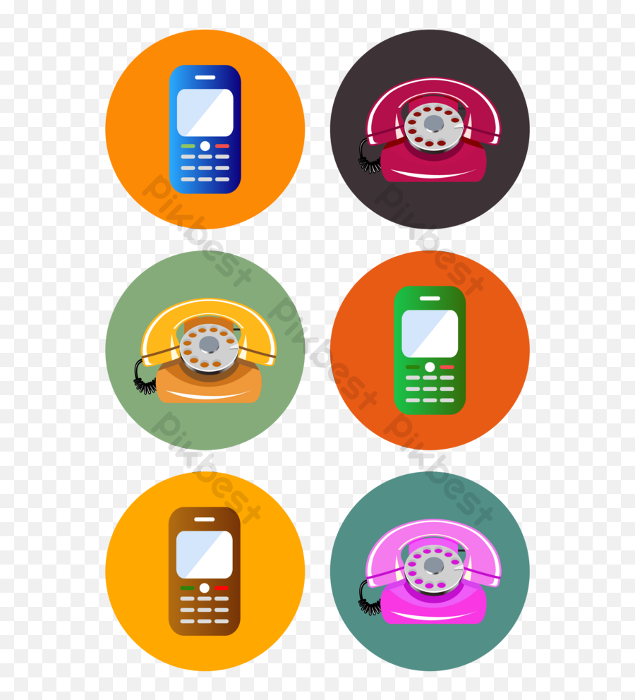 Phone Icon Clipart Ai Free Download - Pikbest Drink Coaster Png,Telephone Icon Vector Free Download