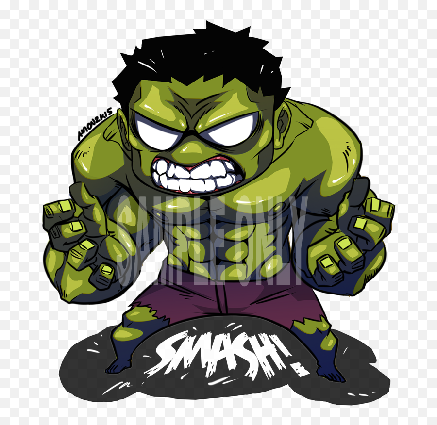Hulk Smash Png - Hulk Chibi,Hulk Smash Png