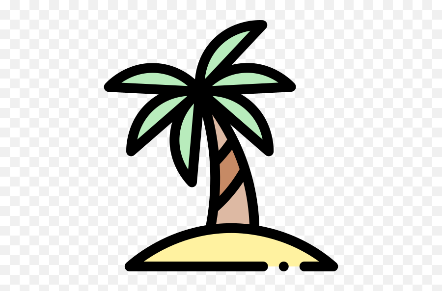 Palm Tree - Free Nature Icons Icon Png,Palmtree Icon