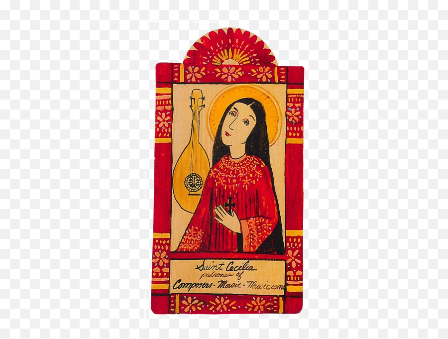 Home U0026 Gifts - Pocket Saint Saint Cecilia Png,Saint Agatha Icon